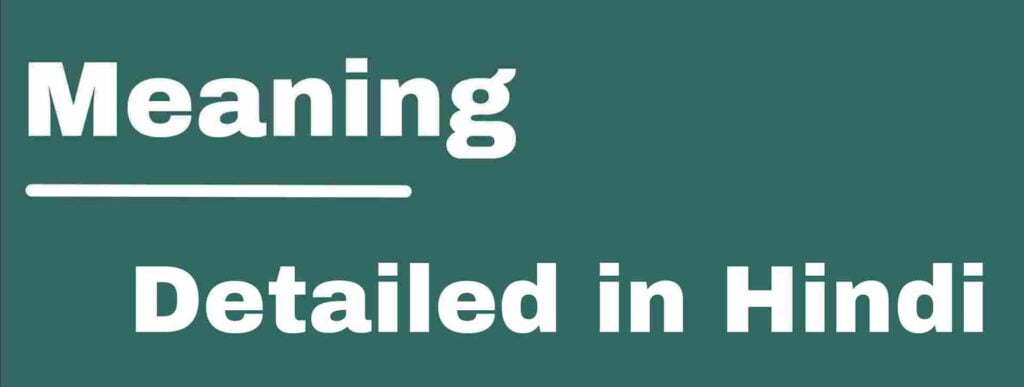 Detailed Meaning in Hindi || The Galaxy Blogs